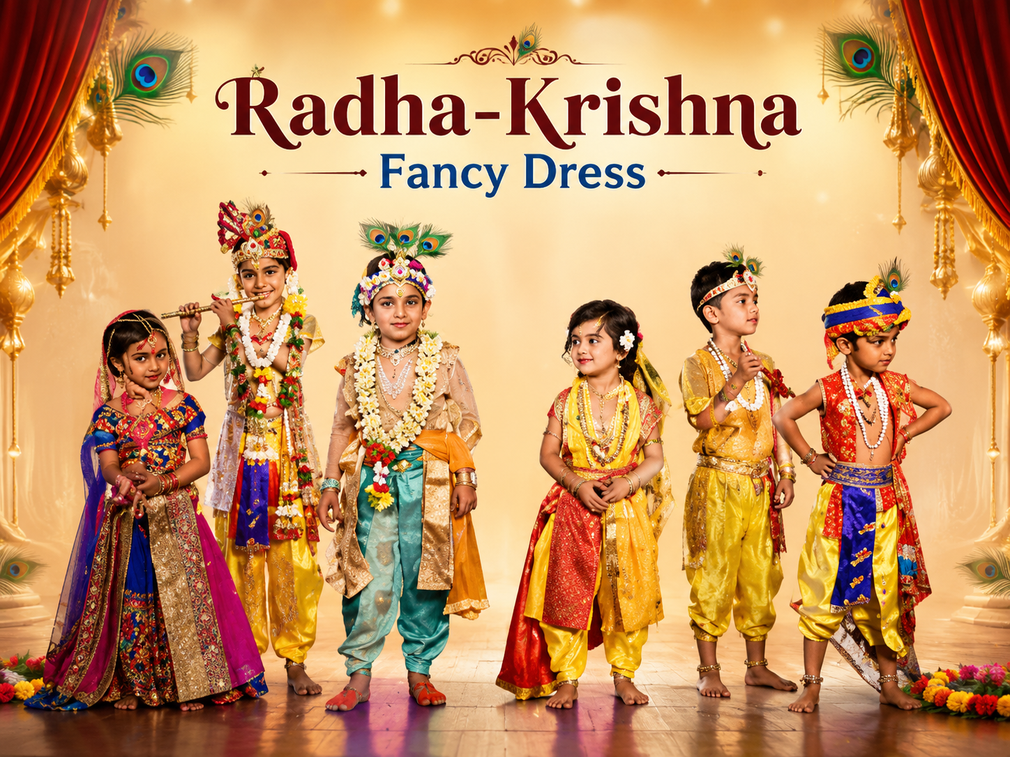 Radha-Krishna Fancy Dress